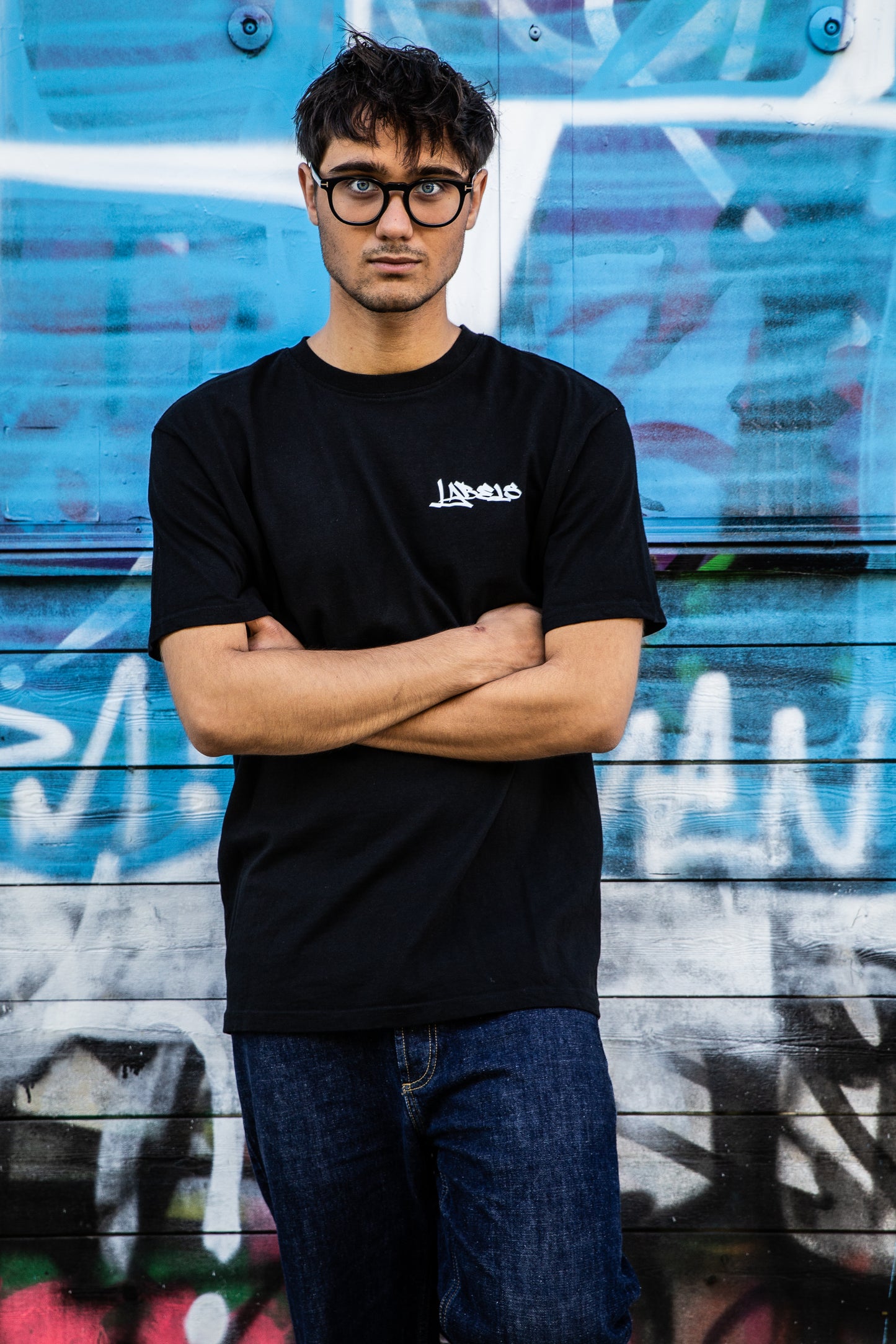 Labels Oversized Black